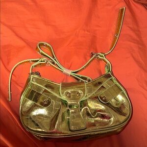 Metallic Green  Women's Handbag